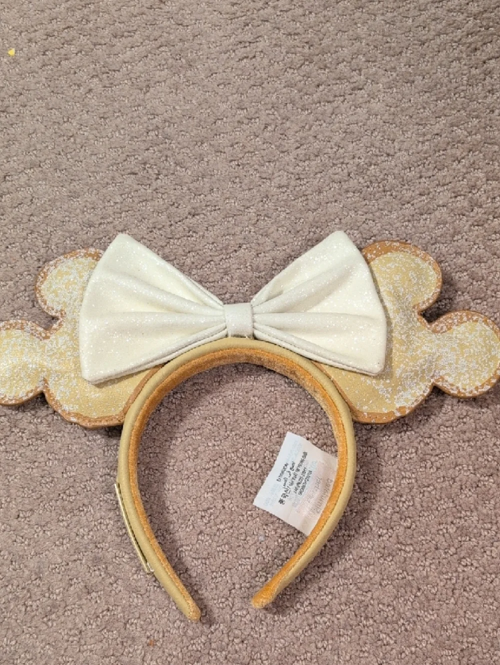 Loungefly Disney Parks Beignet All Day Scented Minnie Ear Headband EUC